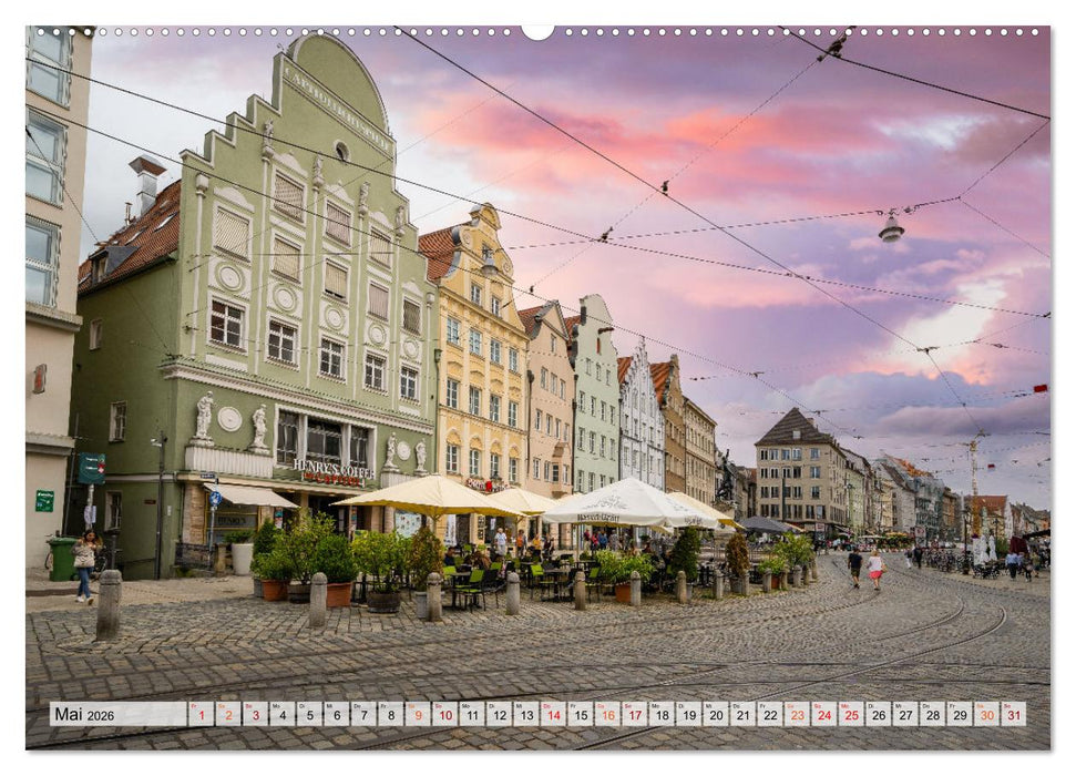 Augsburg Impressionen (CALVENDO Premium Wandkalender 2026)