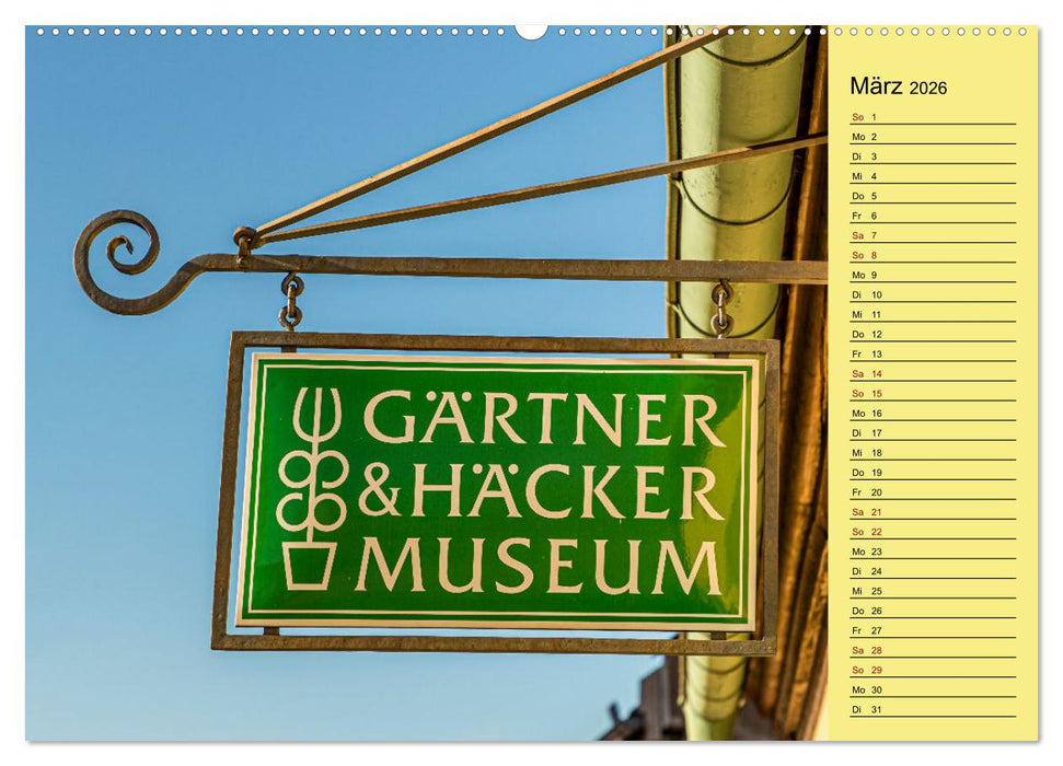 Welterbe Gärtnerstadt Bamberg (CALVENDO Wandkalender 2026)