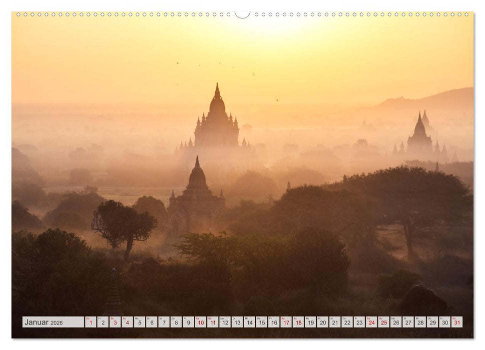 Faszinierendes Asien - Eine Kulturreise in den Fernen Osten (CALVENDO Wandkalender 2026)