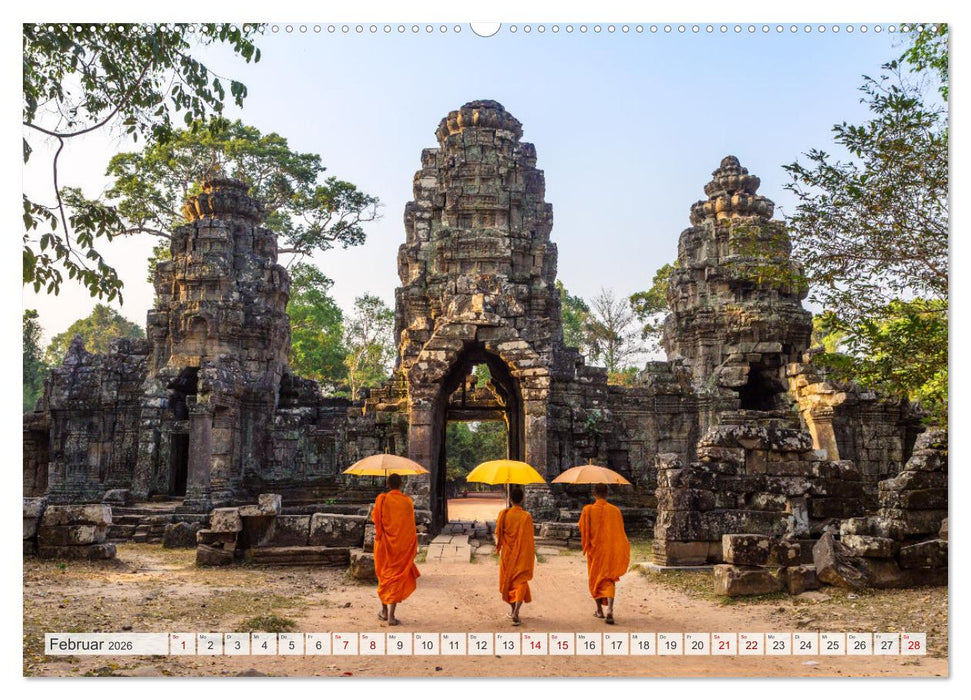 Faszinierendes Asien - Eine Kulturreise in den Fernen Osten (CALVENDO Wandkalender 2026)