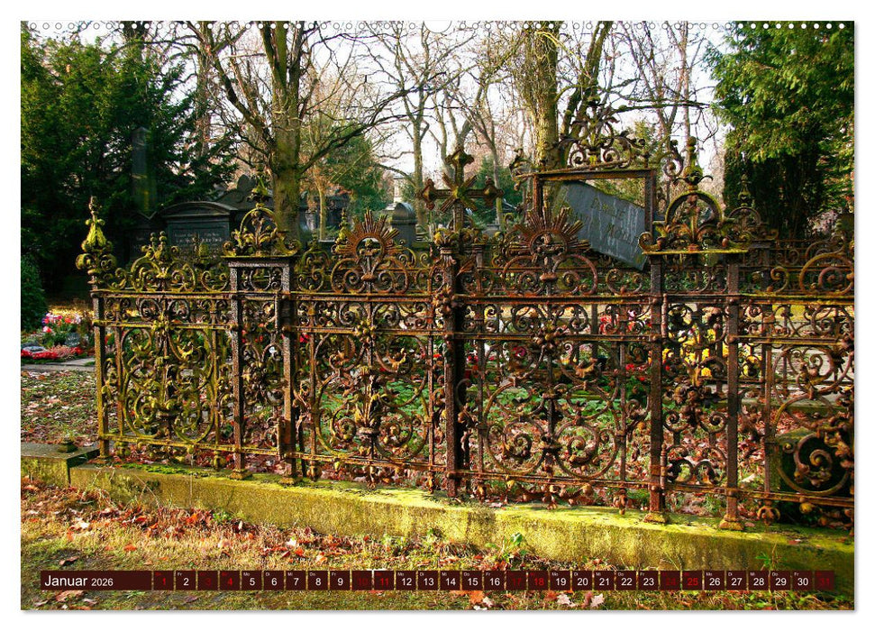 Historische Schmiedekunst auf Berliner Friedhöfen (CALVENDO Wandkalender 2026)