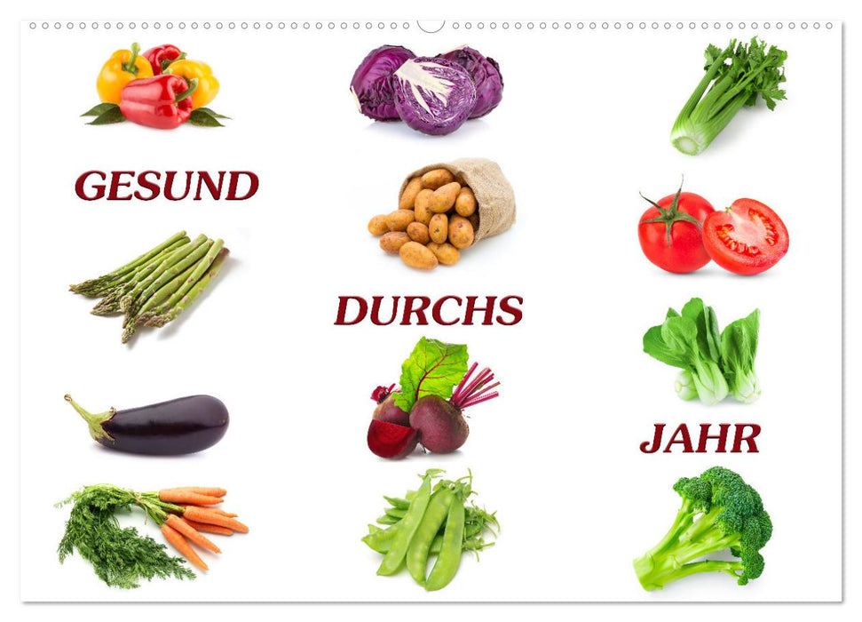 Gesund durchs Jahr (CALVENDO Wandkalender 2026)