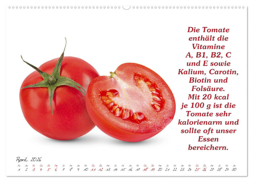 Gesund durchs Jahr (CALVENDO Wandkalender 2026)