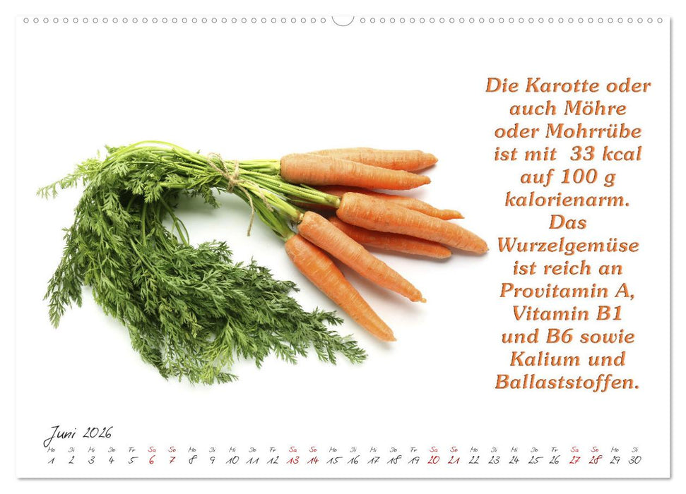Gesund durchs Jahr (CALVENDO Wandkalender 2026)