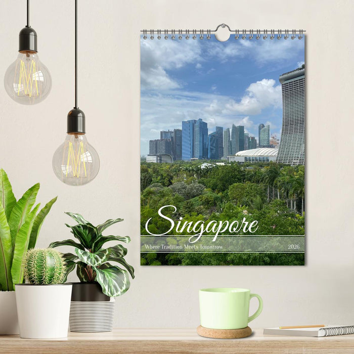 Singapore – Where Tradition Meets Tomorrow (CALVENDO Monthly Calendar 2026)