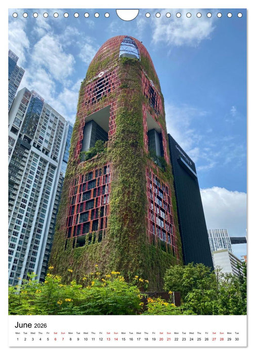 Singapore – Where Tradition Meets Tomorrow (CALVENDO Monthly Calendar 2026)