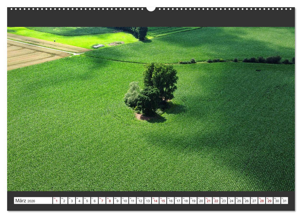 Die Natur von oben - aufgenommen über Deutschland (CALVENDO Wandkalender 2026)