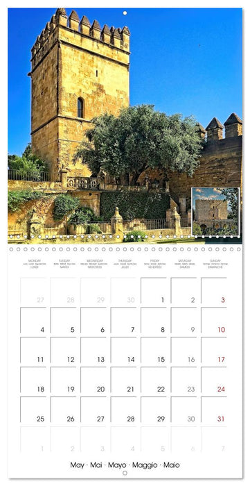 Fortresses and castles in Spain (CALVENDO Monthly Calendar 2026)