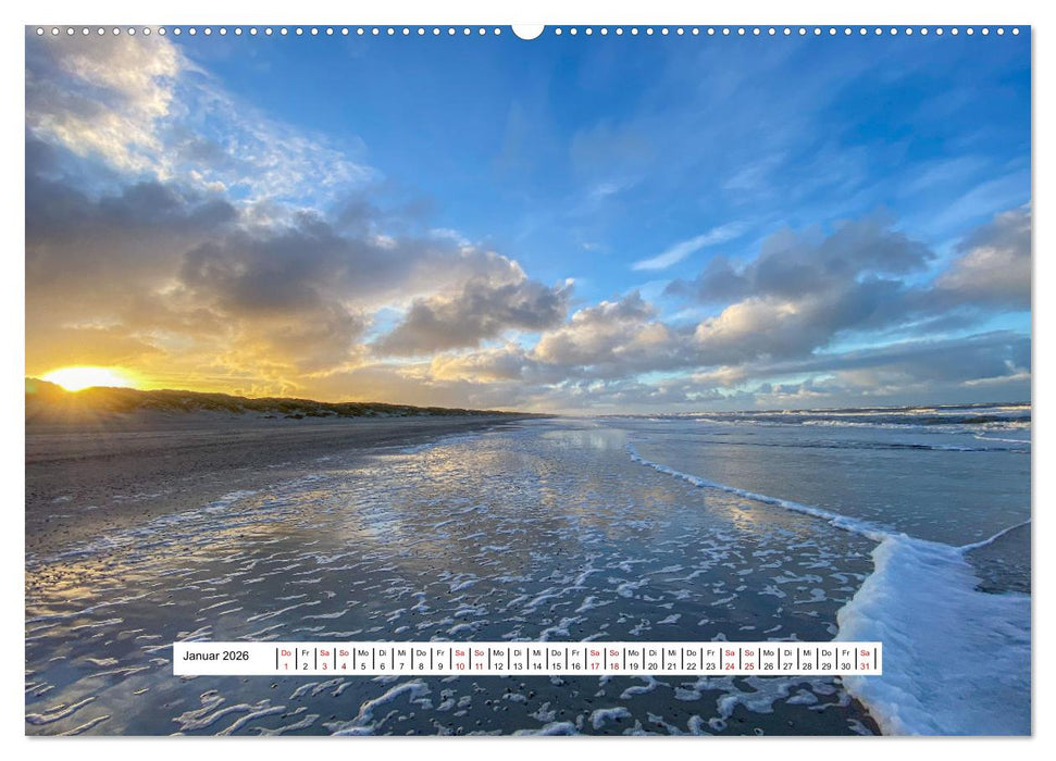 An Dänemarks Küsten (CALVENDO Wandkalender 2026)