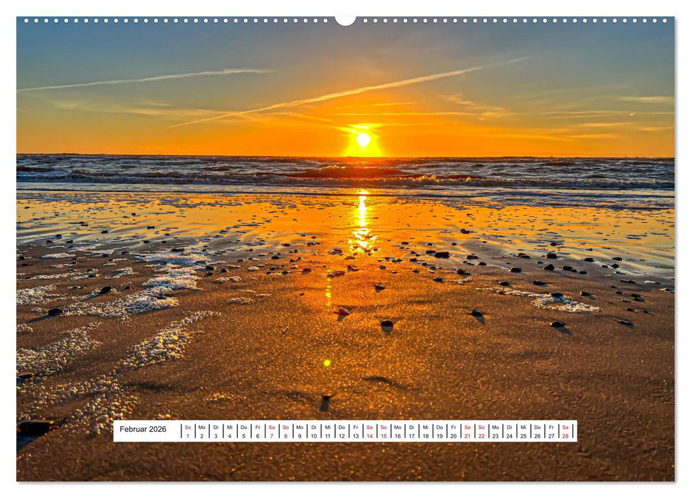 An Dänemarks Küsten (CALVENDO Wandkalender 2026)