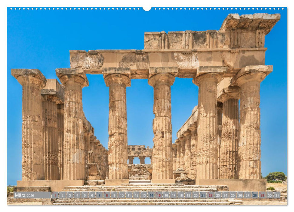 Sizilien - Von Palermo nach Cefalù (CALVENDO Wandkalender 2026)