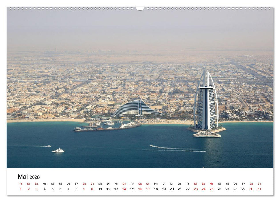 Weltstadt Dubai (CALVENDO Wandkalender 2026)