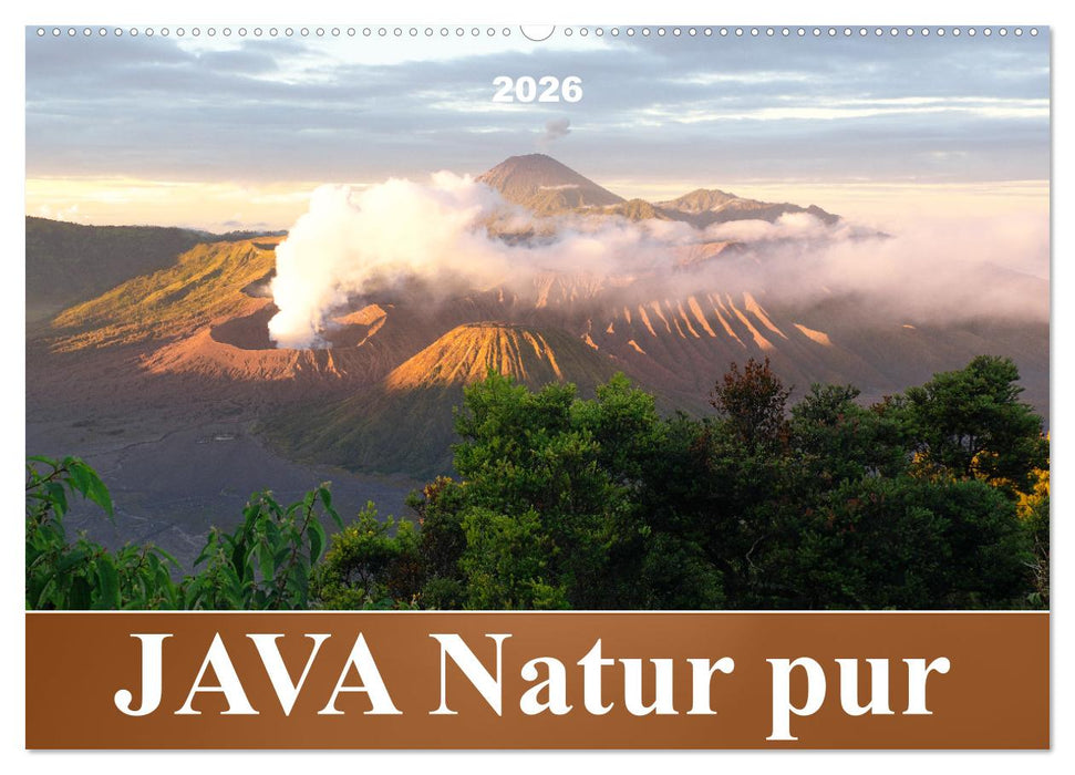 JAVA Natur pur (CALVENDO Wandkalender 2026)