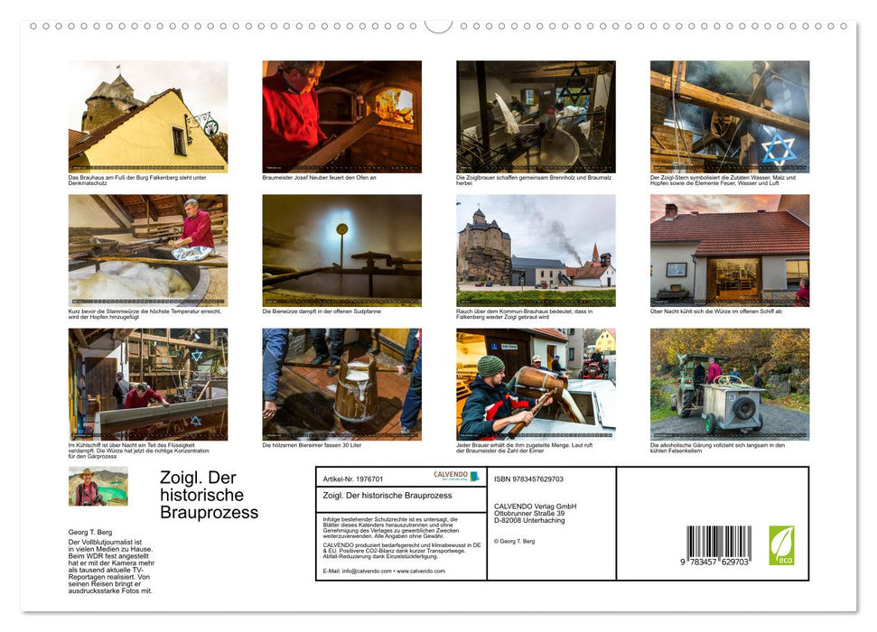 Zoigl. Der historische Brauprozess (CALVENDO Wandkalender 2026)