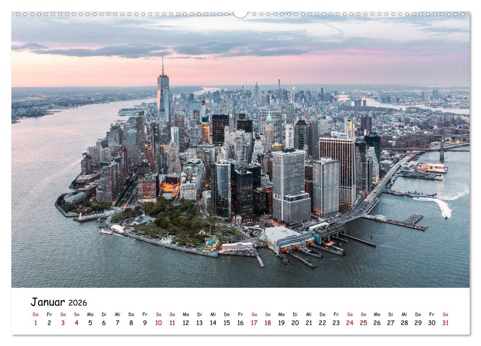 New York City - Atemberaubende Ansichten (CALVENDO Wandkalender 2026)