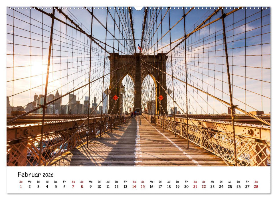 New York City - Atemberaubende Ansichten (CALVENDO Wandkalender 2026)
