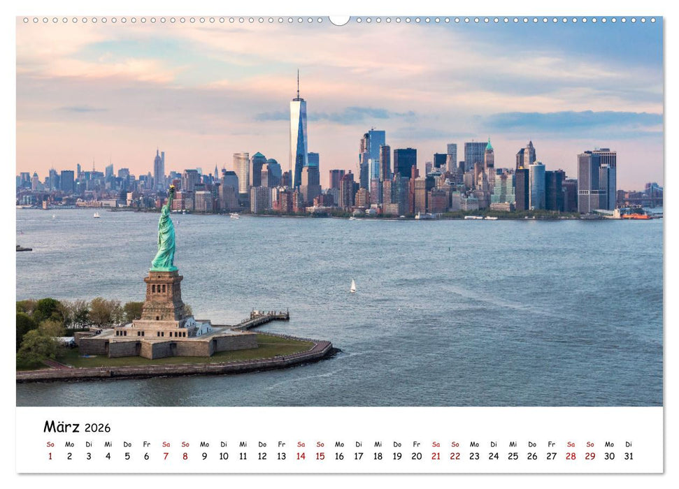 New York City - Atemberaubende Ansichten (CALVENDO Wandkalender 2026)