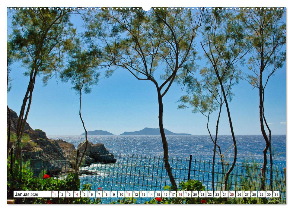 Kretas faszinierender Süden (CALVENDO Wandkalender 2026)