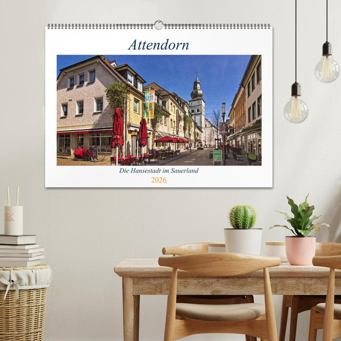 Attendorn, die Hansestadt im Sauerland (CALVENDO Wandkalender 2026)