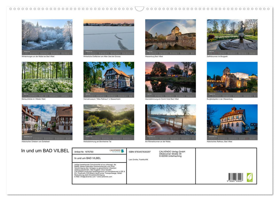 In und um BAD VILBEL (CALVENDO Wandkalender 2026)