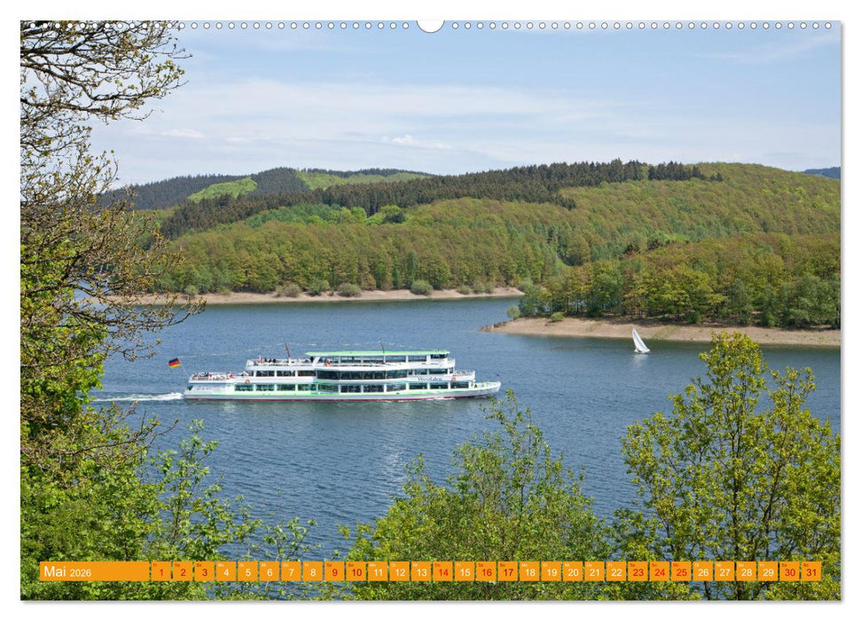 Das Sauerland - Mittelgebirge im Herzen Deutschlands (CALVENDO Wandkalender 2026)