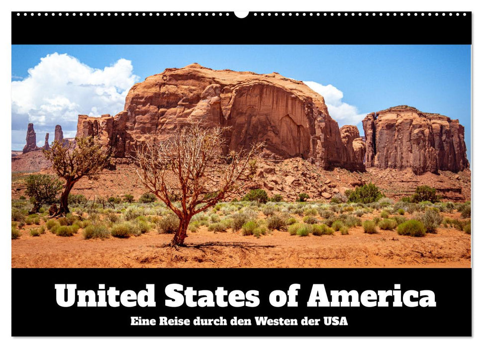 United States of America - Eine Reise durch den Westen der USA (CALVENDO Wandkalender 2026)
