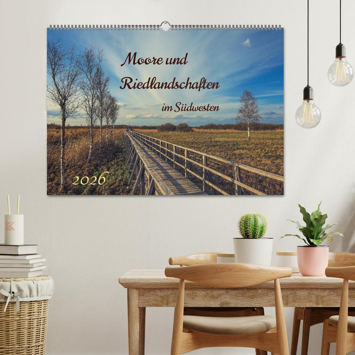 Moor und Riedlandschaften im Südwesten (CALVENDO Wandkalender 2026)