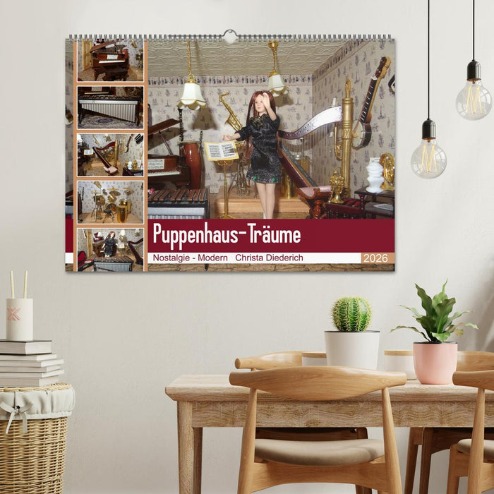 Puppenhaus-Träume (CALVENDO Wandkalender 2026)