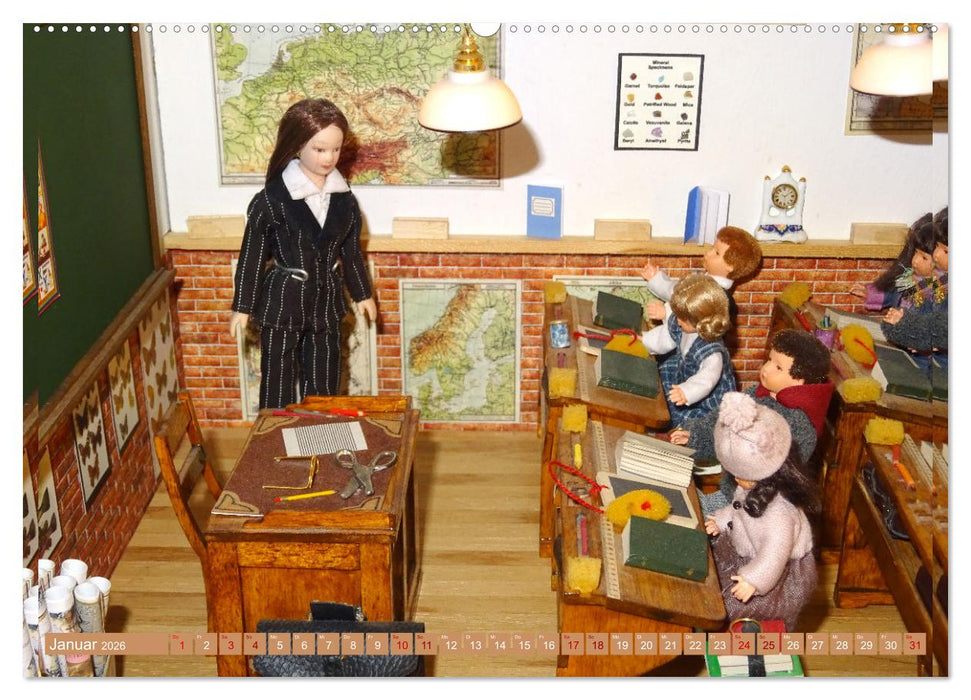 Puppenhaus-Träume (CALVENDO Wandkalender 2026)