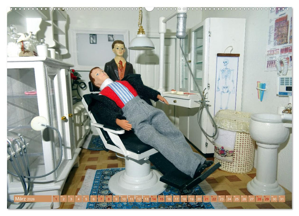 Puppenhaus-Träume (CALVENDO Wandkalender 2026)