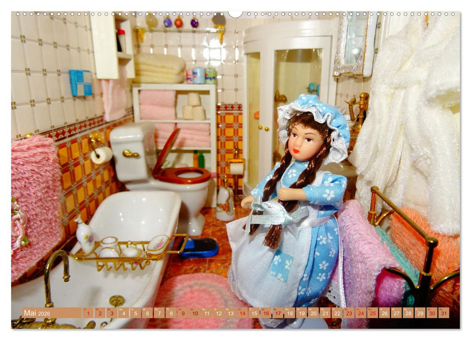 Puppenhaus-Träume (CALVENDO Wandkalender 2026)