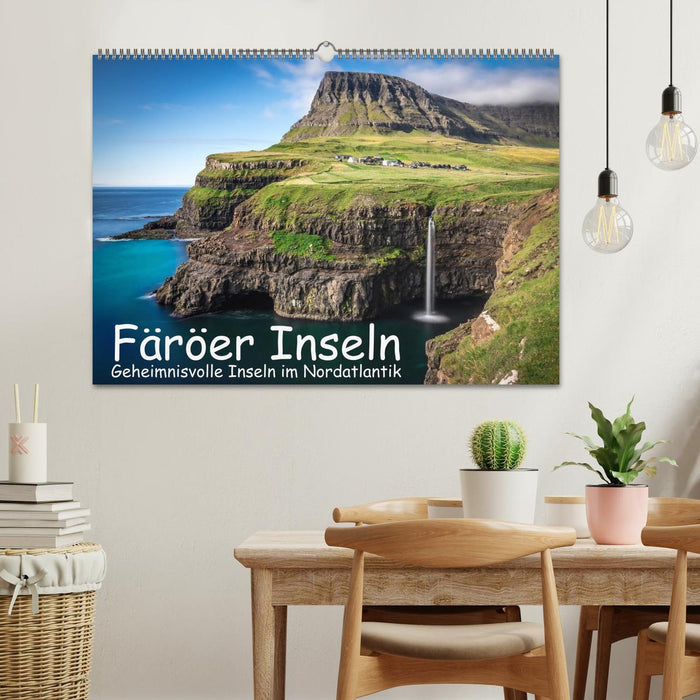 Färöer Inseln - Geheimnisvolle Inseln im Nordatlantik (CALVENDO Wandkalender 2026)