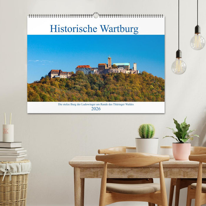 Historische Wartburg (CALVENDO Wandkalender 2026)