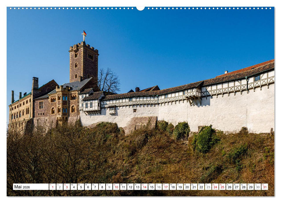 Historische Wartburg (CALVENDO Wandkalender 2026)