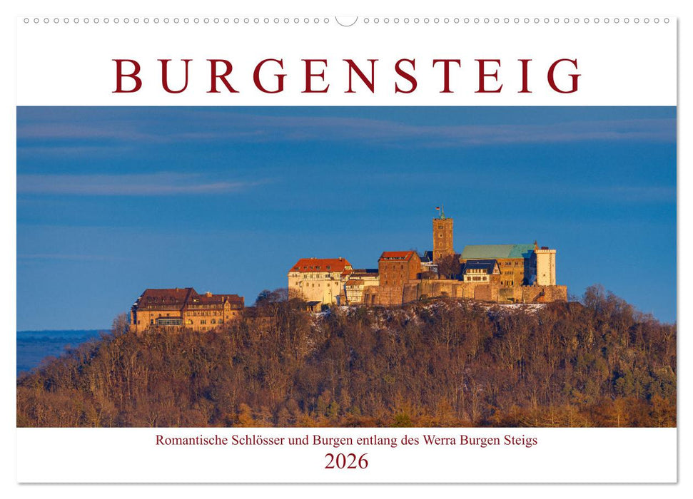 Werra Burgen Steig (CALVENDO Wandkalender 2026)