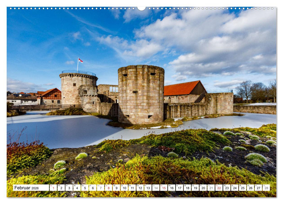 Werra Burgen Steig (CALVENDO Wandkalender 2026)