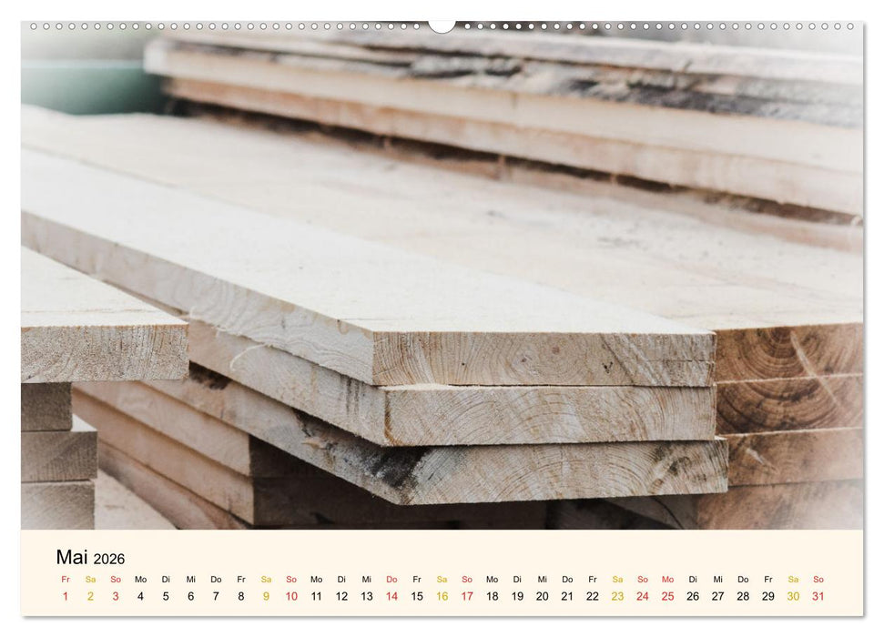 Faszination Holz (CALVENDO Wandkalender 2026)