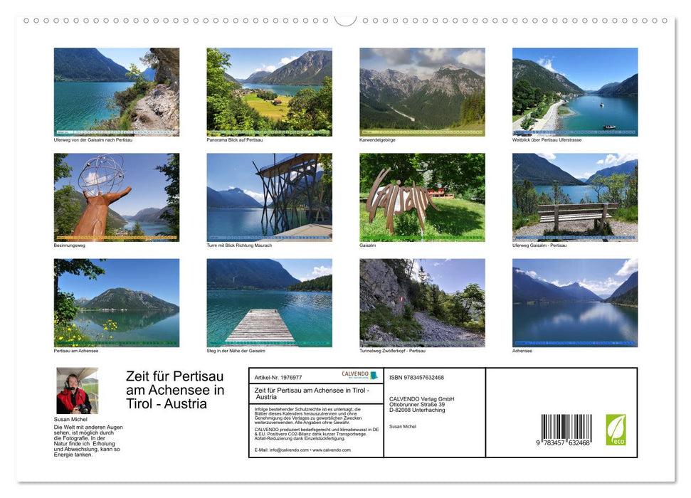 Zeit für Pertisau am Achensee in Tirol - Austria (CALVENDO Wandkalender 2026)