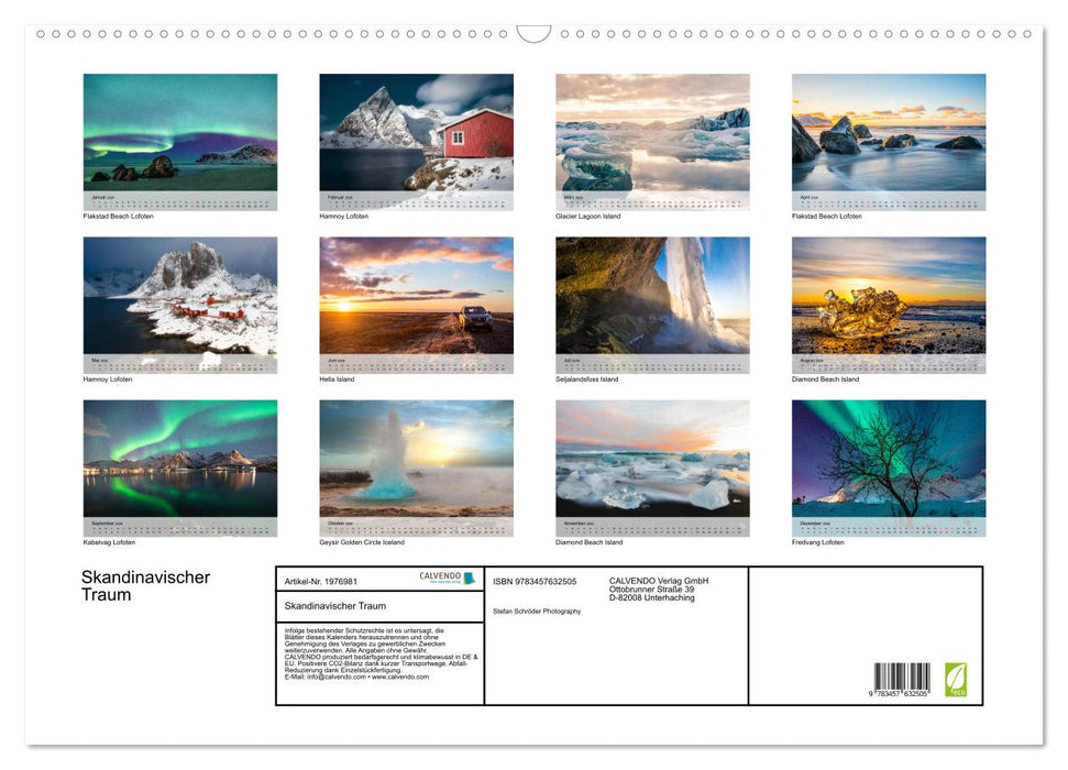 Skandinavischer Traum (CALVENDO Wandkalender 2026)