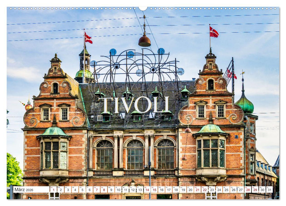 Kopenhagen - Die wundervolle Hafenstadt (CALVENDO Wandkalender 2026)