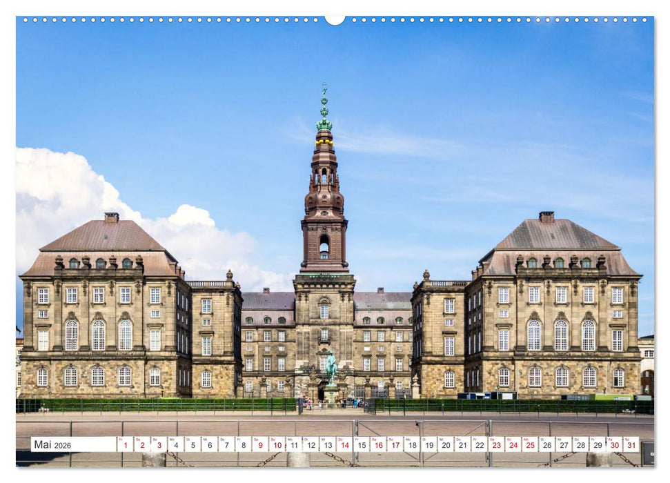 Kopenhagen - Die wundervolle Hafenstadt (CALVENDO Wandkalender 2026)
