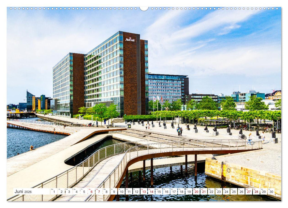Kopenhagen - Die wundervolle Hafenstadt (CALVENDO Wandkalender 2026)