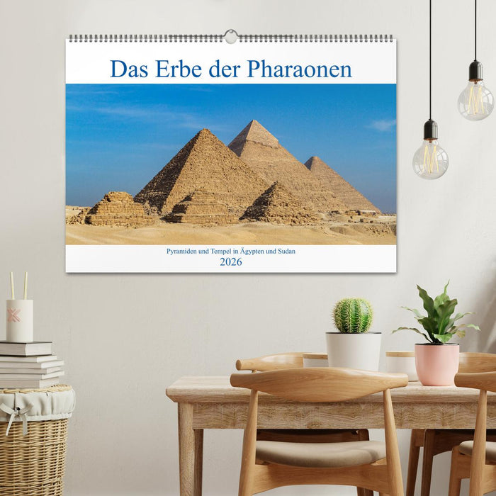 Das Erbe der Pharaonen (CALVENDO Wandkalender 2026)