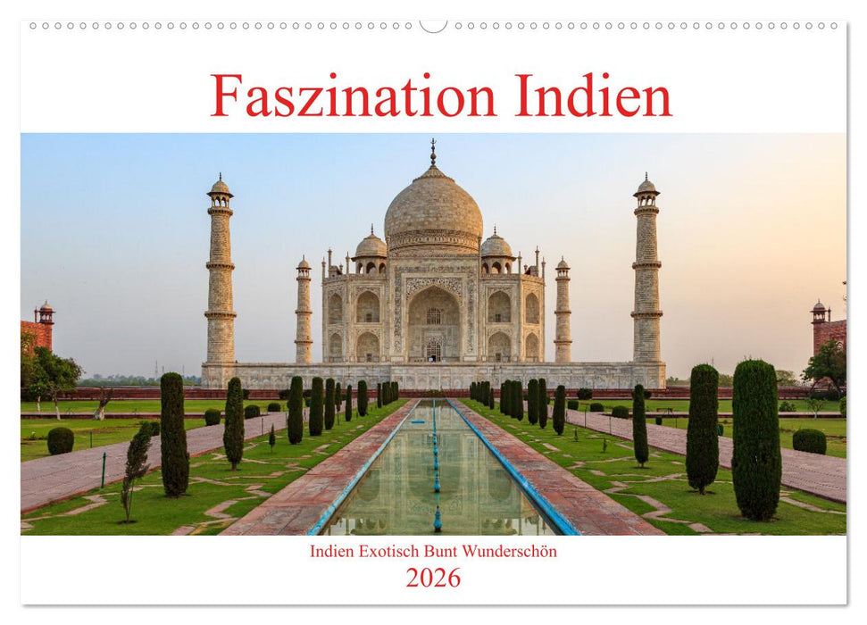 Faszination Indien (CALVENDO Wandkalender 2026)