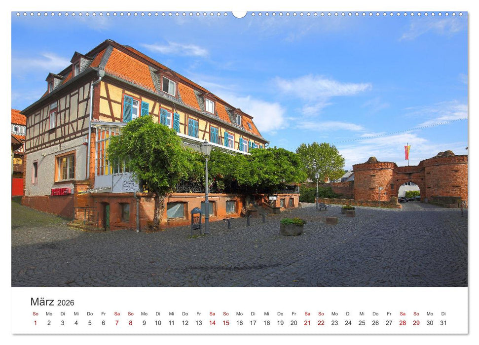 Büdingen - historische Stadt (CALVENDO Wandkalender 2026)