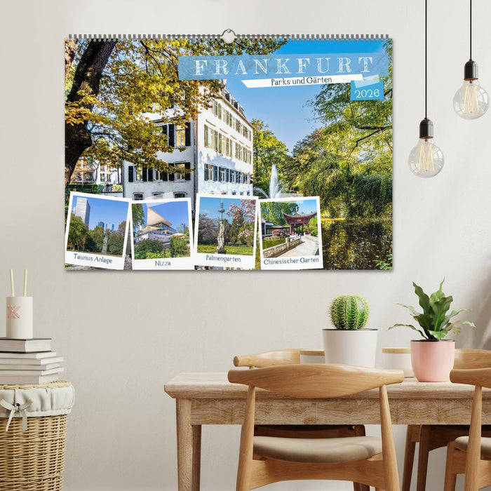 Frankfurt - Parks und Gärten (CALVENDO Wandkalender 2026)