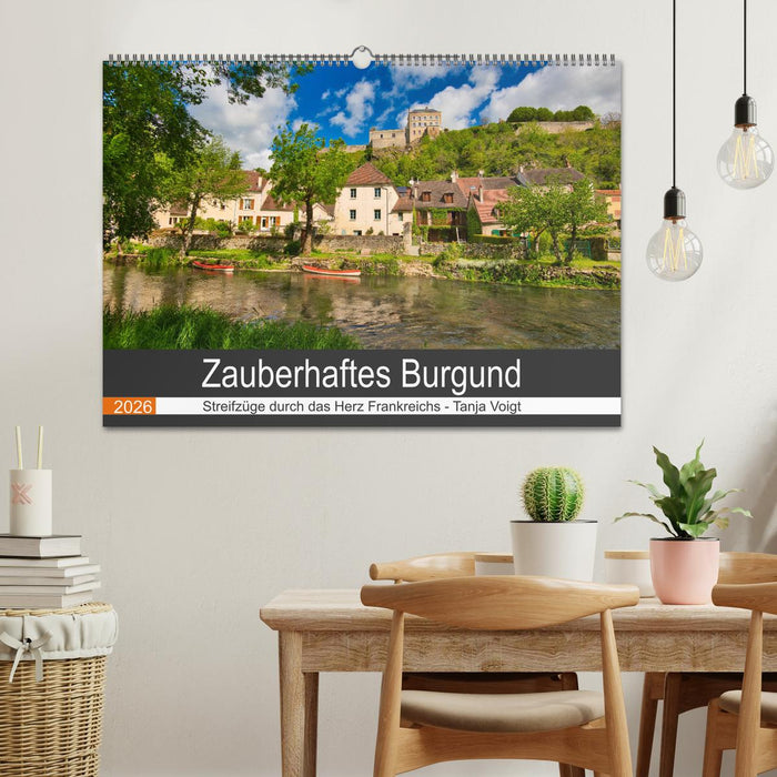 Zauberhaftes Burgund (CALVENDO Wandkalender 2026)