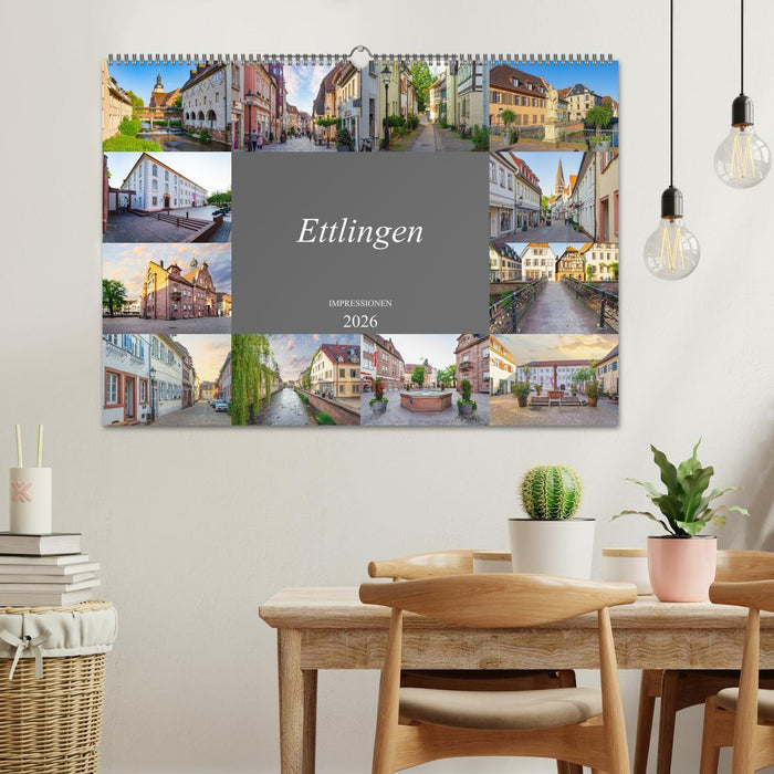 Ettlingen Impressionen (CALVENDO Wandkalender 2026)