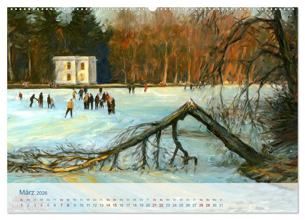 Skizzen aus München (CALVENDO Wandkalender 2026)