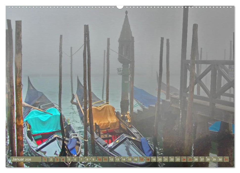 Venedig - Die Lagunenstadt (CALVENDO Premium Wandkalender 2026)